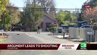 Person killed after argument leads to shooting in Stockton area, sheriff’s office says