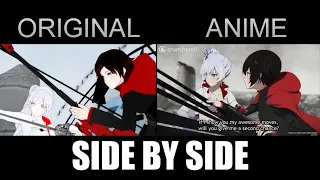 Ruby Rose Vs Nevermore: Original vs Anime Comparison