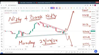 NIFTY PREDICTION FOR TOMORROW & BANKNIFTY ANALYSIS FOR 29 APRIL 2024  MARKET ANALYSIS FOR TOMORROW