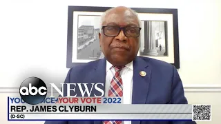 Rep. Jim Clyburn discusses projected victory in South Carolina primary