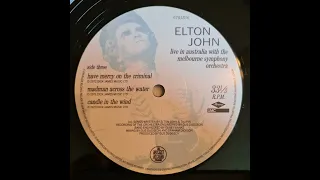 Elton John - Candle In The Wind (Live) - Vinyl record