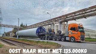 OVERSIZE TRANSPORT!#5 Met 135.000kg van Tsjechië naar Nederland