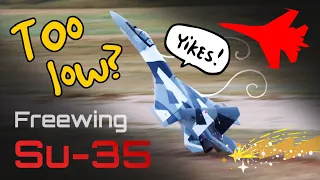 Did I get too low? YES INDEED. ✈️ Su-35 Thrust Vectoring Fun + CRASH!!