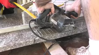 How To Install Granite Countertops On A Budget - Part 3 - Cut & Fit With A Circular Saw