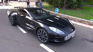 Aston Martin ONE-77 Make Crowd Go CRAZY in Monaco!