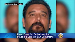 Caught On Video: Felon Goes On Carjacking, Stabbing Spree In San Bernardino