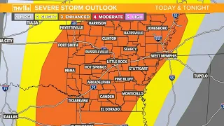 Tornado warning coverage with Tom Brannon & Nathan Scott