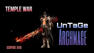 scryde x50 Temple War UnTaGe Archmage