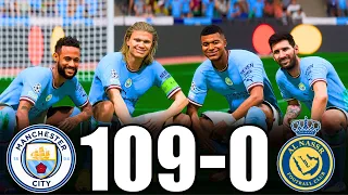 FIFA 23 | RONALDO, MESSI, MBAPPE, NEYMAR, ALL STARS | Manchester City 109-0 Al-Nassr | PS5 4K 60FPS