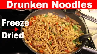 Freeze Dried Drunken Noodles -- Easy Backpacking Meal! Pad Kee Mao