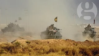 Iraqi army and Kurdish peshmerga attack Isis stronghold of Mosul