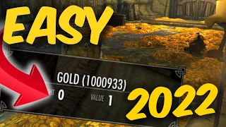 HOW TO GET GOLD IN SKYRIM ANNIVERSARY EDITION 2022 SUPER EASY AND FAST!!! 2022