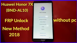 huawei honor 7x frp reset all huawei gmail bypass google