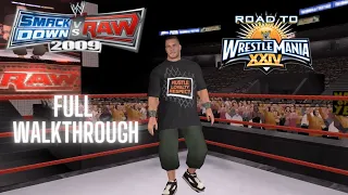 John Cena's Road to Wrestlemania [WWE Smackdown vs Raw 2009] [Full Walkthrough] (PSP) (1080p)