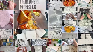 1 Hr of soft & buttery Monster Chalkness GYMCHALK CRUSH COMPILATION-99.99%satisfying• Sleep aid•ASMR