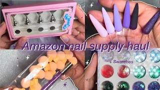 Amazon Nail supply haul  & Swatches💅🏽|Modelones|venalisa|KADS|Anisa Green