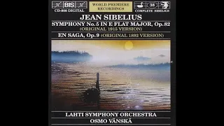 Jean Sibelius : Symphony No. 5 in E-flat major Op. 82 (original version) (1915)