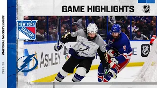 Rangers @ Lightning 12/29 | NHL Highlights 2022