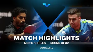 Sathiyan Gnanasekaran vs Darko Jorgic | MS | WTT Contender Zagreb 2022 | (R32)
