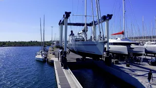 Mise à terre de Fani, un Garcia 85 de 26 m