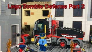 Lego Zombie Virus Part 2 Stop Motion: Reinforcements