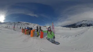 360° video - Boardercross in Meribel Jan 2020