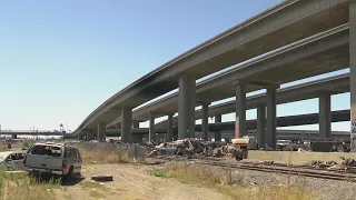 Oakland could lose millions in funding over Wood St. homeless camp