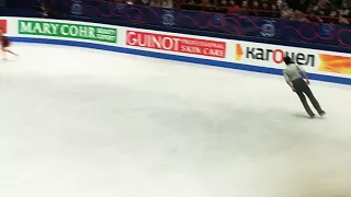 KAETLYN WAVER/ANDREW POJE WARM-UP BEFORE FS - WORLD FIGURE SKATING CHAMPIONSHIPS 2018 - FREE DANCE