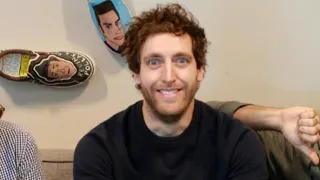 SCOTT AUKERMAN asks Janine Blankwell (THOMAS MIDDLEDITCH) "Who Is Abaz Joffrey?"  COMEDY BANG! BANG!