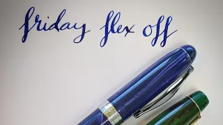 Fountain Pen Flex Nib Comparison