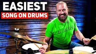 Easiest Song On The Drums | First Drum Lesson | "Every Breath You Take" Drum Lesson
