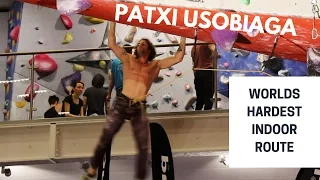 Patxi Usobiaga on The Black Diamond Project - Worlds hardest indoor route