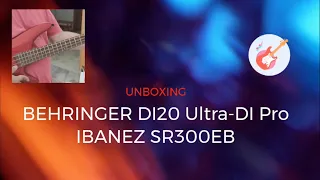 Unboxing BEHRINGER DI20 Ultra-DI Pro and IBANEZ SR300EB