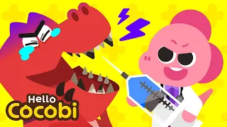 Tyrannosaurus Rex Goes To The Dentist🦖Doctor Checkup Song | Nursery Rhymes | Hello Cocobi