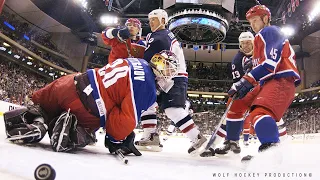 WORLD CUP OF HOCKEY 2004: Russia - USA QUARTER FINAL Game Highlights