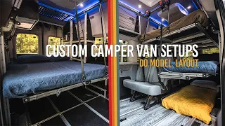 Custom Camper Van Setups| DO Model Layouts