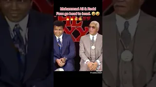Muhammad ali and red fox going back and forth