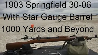 1903 Springfield Star Gauge Peep Sight out too 1000yds and Beyond