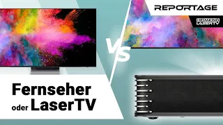 Fernseher oder LaserTV | Vor- und Nachteile beider Technologien