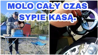 Niezawodne molo,nowa cewka, słuchawki,gąbka na GoPro,fajny podróżnik w potrzebie .