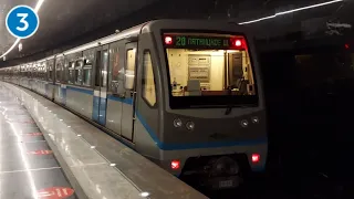 Электропоезда 81-740/741 Русич на станции метро Пятницкое Шоссе