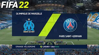 FIFA 22 - Olympique De Marseille vs Paris Saint-Germain - Ligue 1 | PS4