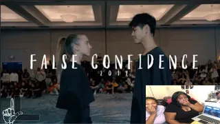 Sean & Kaycee Choreography False Confidence Reaction!!!!!