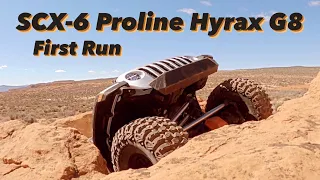 SCX-6 Proline Hyrax Tires First Run!