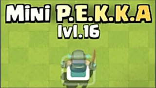 🔥LEVEL 16 MINI PEKKA vs LEVEL 1 CARDS🔥