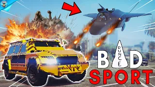 Trolling a 90 KD Tryhard in a bad sport lobby on GTA Online!