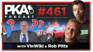 PKA 461 w VinWiki and Rob Pitts   Kyle's Dyslexic Case Manager, Bugatti Crash