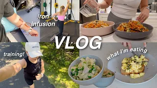 VLOG | what I'm eating, how I'm training + getting an iron infusion!