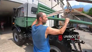 Unimog 406 Agrar flatbed positioning