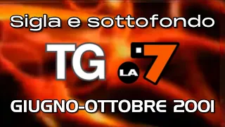 Sigla e sottofondo Tg La7 Giugno-Ottobre 2001